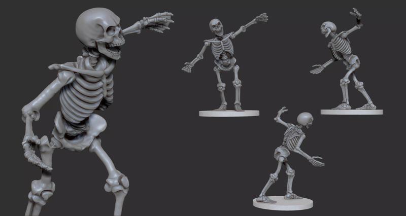 Fantasy Human Skeleton