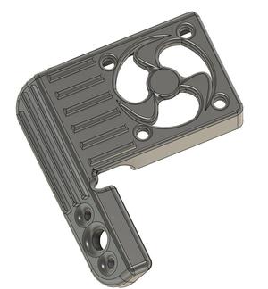 Team associated SR10 DR10 Motor cooling fan mount