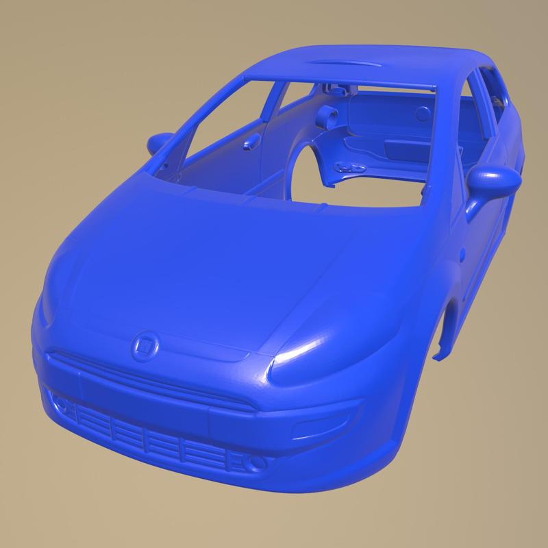 Fiat Punto Evo 3-door 2010 PRINTABLE CAR BODY