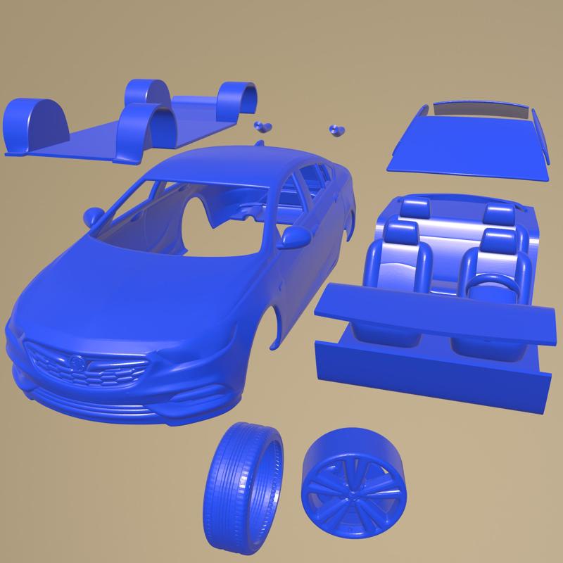 Holden Commodore ZB 2017  PRINTABLE CAR IN SEPARATE PARTS