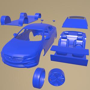 Holden Commodore ZB 2017  PRINTABLE CAR IN SEPARATE PARTS