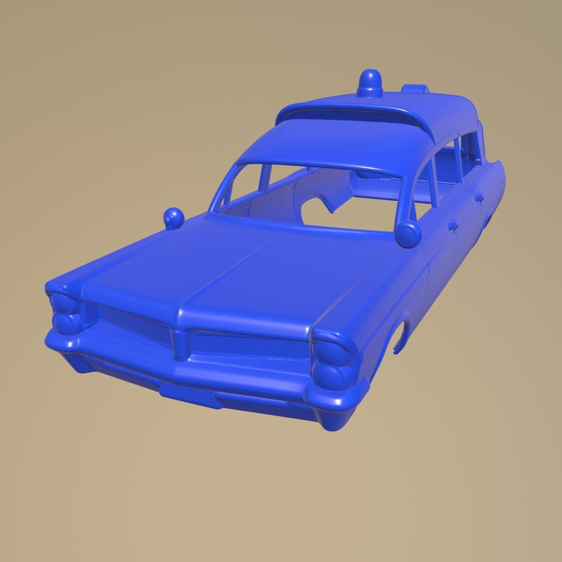 PONTIAC BONNEVILLE STATIONWAGON AMBULANCE KENNEDY 1963 PRINTABLE BODY