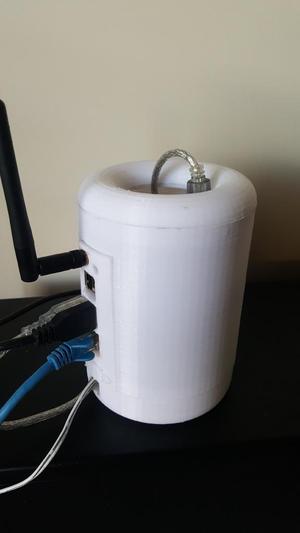 3D Printed Pi 2 + Arduino Uno Case