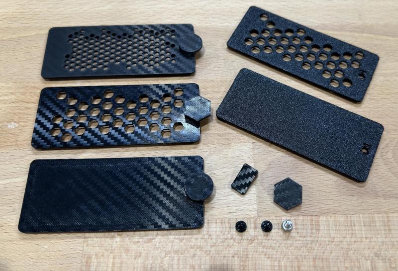X1/P1 Carbon Filter Cover - No Supports + Optionally Perforated 