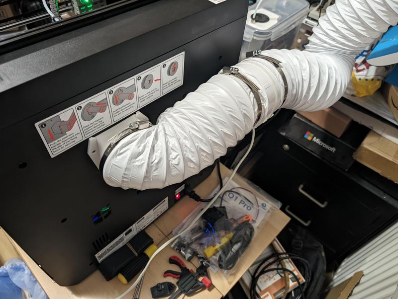 Qidi Q1 Pro 100mm Exhaust System