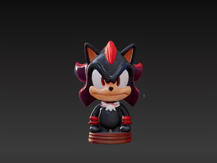 Shadow, the Mysterious Aura - Stylized 3D Figurine