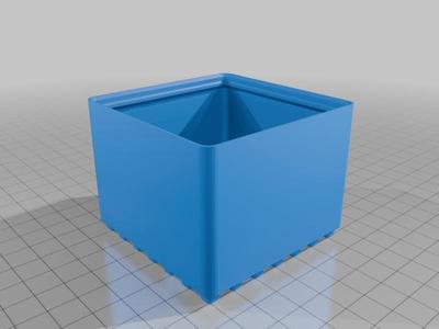 DecFinity 7x7 (70mm x 70mm) undivided bin