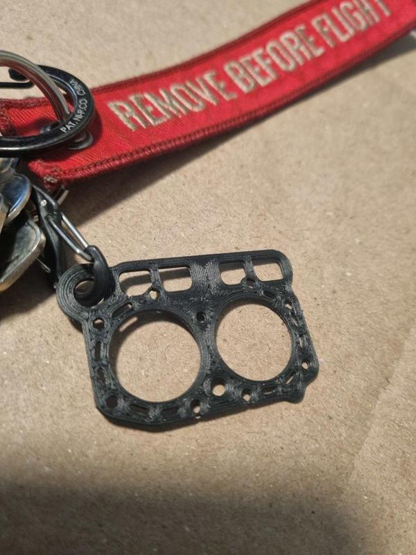 Subaru EA71 Head Gasket Keychain