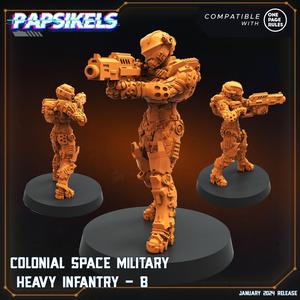 HUMAN SPACE MILITARY HEAVY INFANTRY B