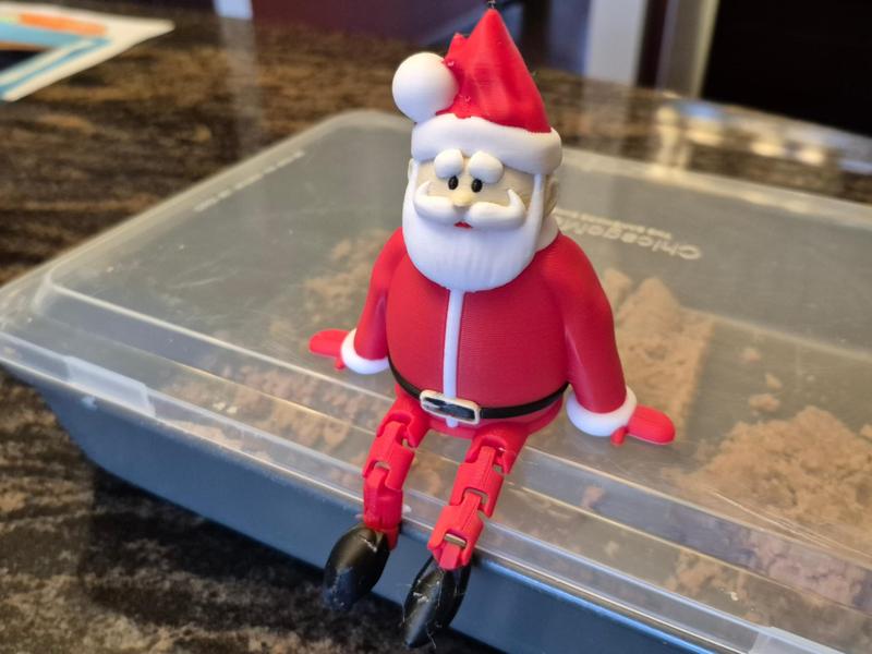 Articulated Christmas Santa Claus