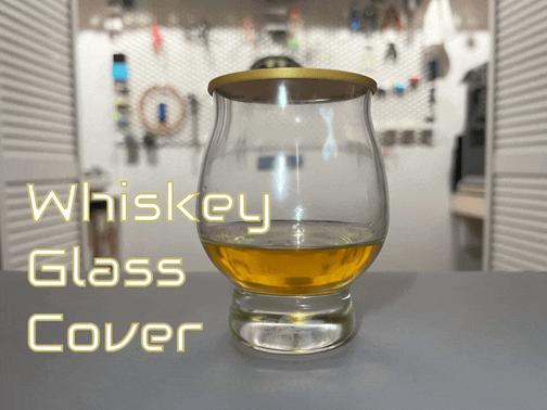 Whiskey Glass Cover |Simple Lid| Minimalist Design