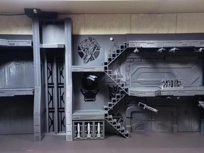 Cyberpunk Mech Desktop Organizer (Complete Set)