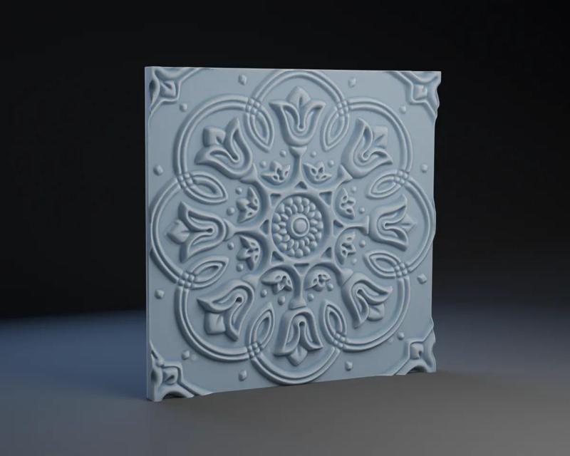 Spanish Style Tile Artwork : Wall hang   