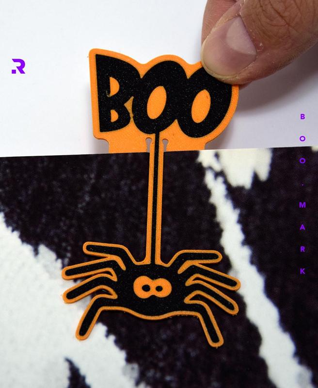 BOO.MARK - Halloween Fun Bookmark by RNDM3D