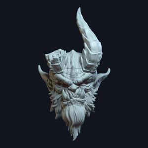 Demonv3 - Custom Action Figure Head