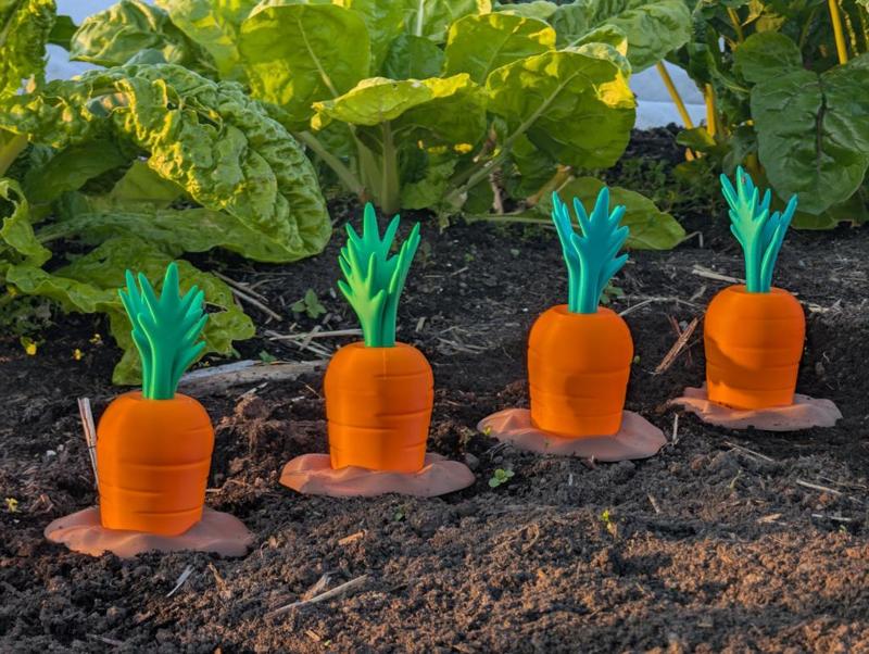 Carrot in Dirt Yard Light