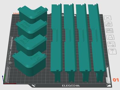 Elegoo Centauri Carbon Riser - Pre-Arranged Plate