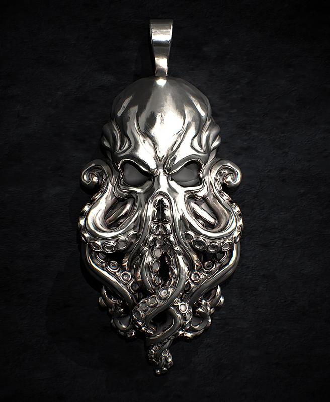 Cthulhu Pendant Deep - Jewelry - Print on Demand