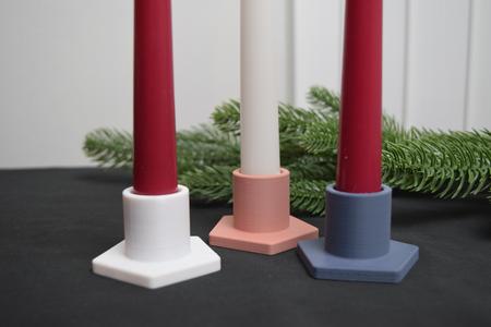 Pentagon Shape Candle Holder