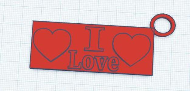 Brelok I love
