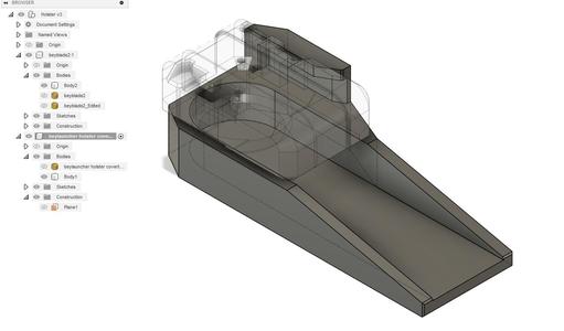 Beyblade X Launcher Holster STEP base