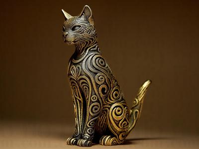 Designer CAT Sculpture