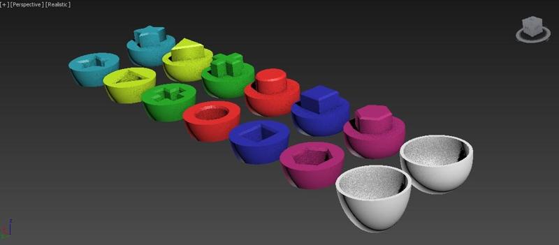 Matching Eggs toy collection for toddlers