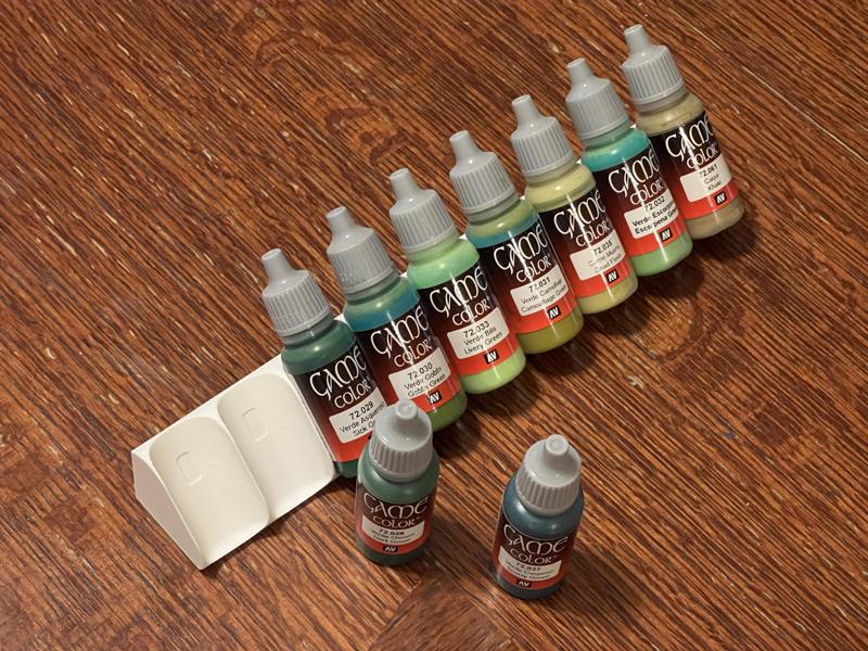 Model Paint Dropper Bottle Tray (Vallejo etc)