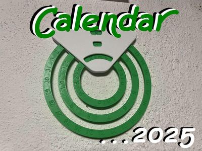 Wall calendar 2025 Czech