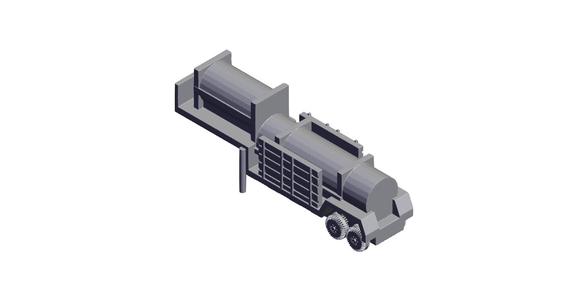 1/87 Scale Sergeant Missile Trailer.stl