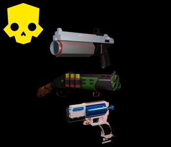 Helldivers 2 Pistol Sidearm Bundle V1  / GP-31 Grenade Launcher SG-22 Bush Whacker P-11 Stim Pistol