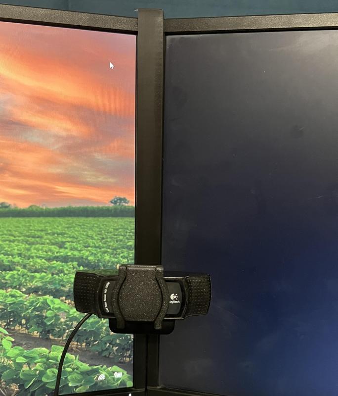 Center Monitor Webcam Mount