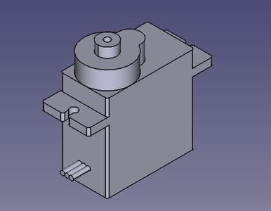 Model of a ServoMotor Type: Miuzei MS18 