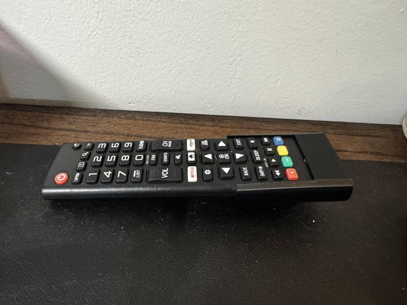 LG Remote with built-in Airtag holder