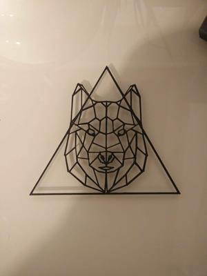 Wolf coaster / wall art