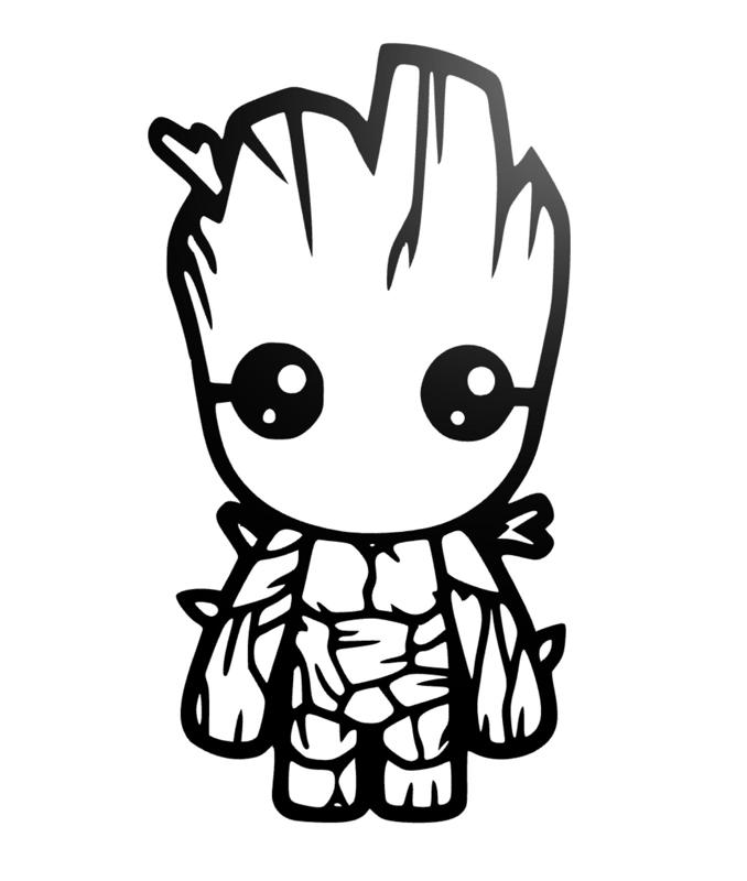 Baby groot - wall art