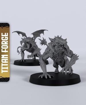 Giant Wood Beast - With Free Dragon  - 5e DnD Inspired for RPG and Wargamers