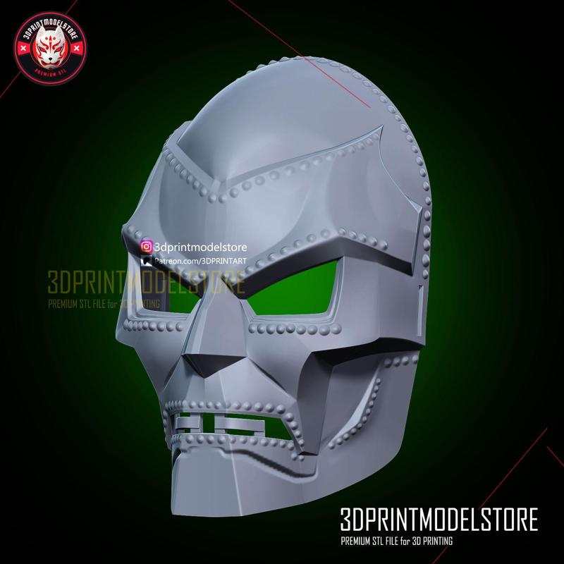 Dr Doom Mask - Marvel Doctor Doom Helmet -  Cosplay Props - FREE STL