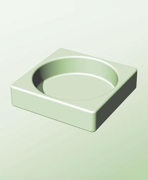 CS128-35 Stacking box bin component for creative 3d printing maker