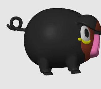 Lechonk cute pokemon pig (AMS COLOR)