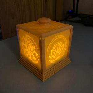 Tea Light Lithophane Holder