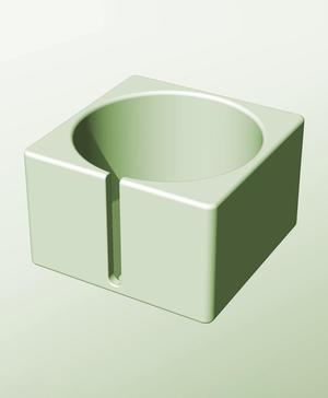 CS128-90-S Stacking slotted component box bin for makers