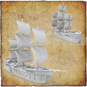 Ancrabourg - Three masted Carrack