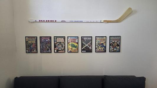 Hockey Stick Wall Mount