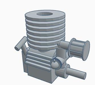 Basic RC car nitro engine