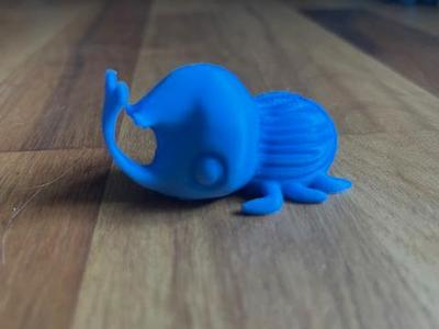 Rhino Beetle Fridge Magnet 