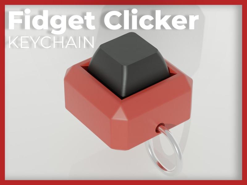 Fidget Clicker Keychain
