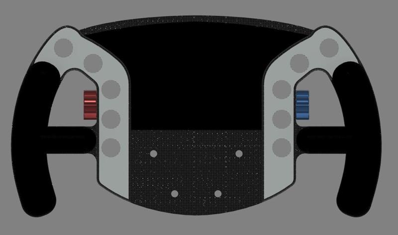 Aston Martin AMR Pro inspired steering wheel concept