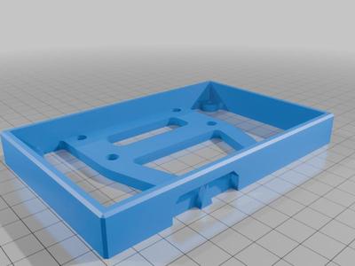 LK5 Pro BTT HDMI 5 v1.2 screen housing with hinge and printer mount