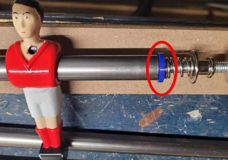 Table football bar stop - Butée barre de baby-foot - parametric